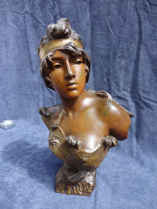 French spelter Bust (1 of 1)