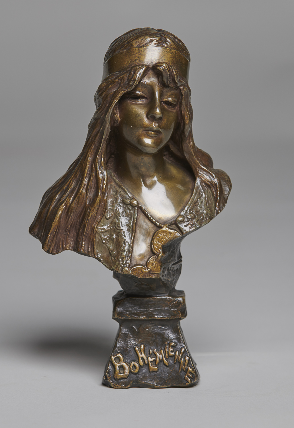 French Art Nouveau Bronze Sculpture by the Artist E.Villanis (1 of 1) French Art Nouveau Bronze Sculpture by the Artist E.Villanis (1 of 1)