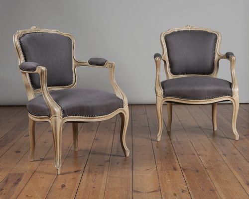 Pair of French Original Painted Armchairs (1 of 1) Pair of French Original Painted Armchairs (1 of 1)