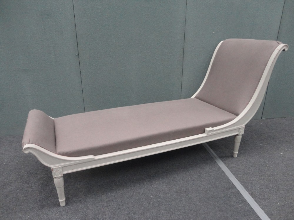 French Painted Chaise Longue (1 of 1)
