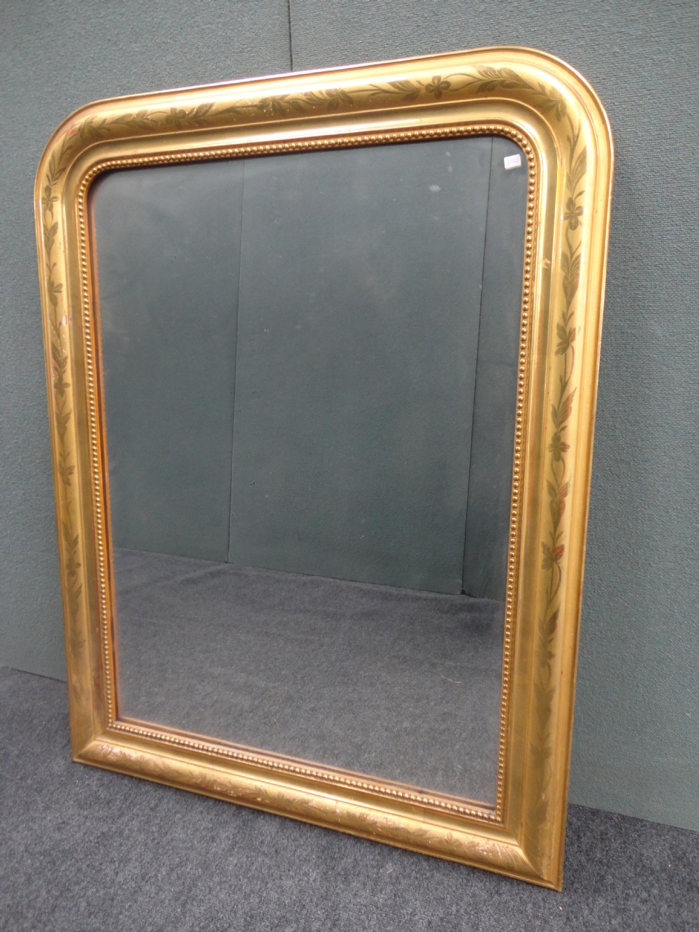 French Gilt Louis Philippe Style Overmantle Mirror (1 of 1)