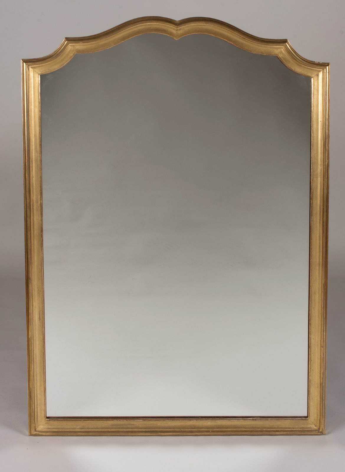 Late 19th Century French Gilt Overmantle Mirror (1 of 1) Late 19th Century French Gilt Overmantle Mirror (1 of 1)