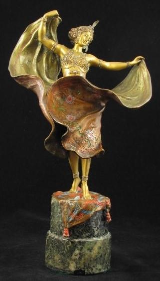 Franz Bergman Erotic Bronze Figure (1 of 4)