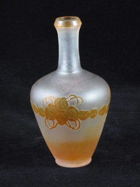 Kosta Boda Cameo Glass Vase signed Alf Wallander (1 of 3)