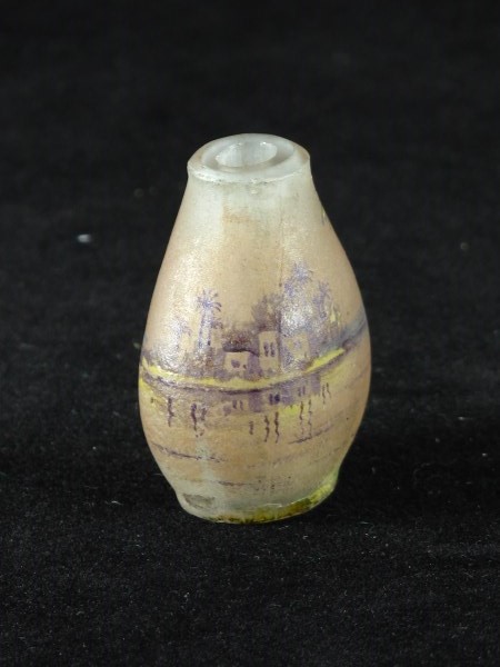 Daum Miniature Vase showing a Nile Landscape Scene (1 of 1)
