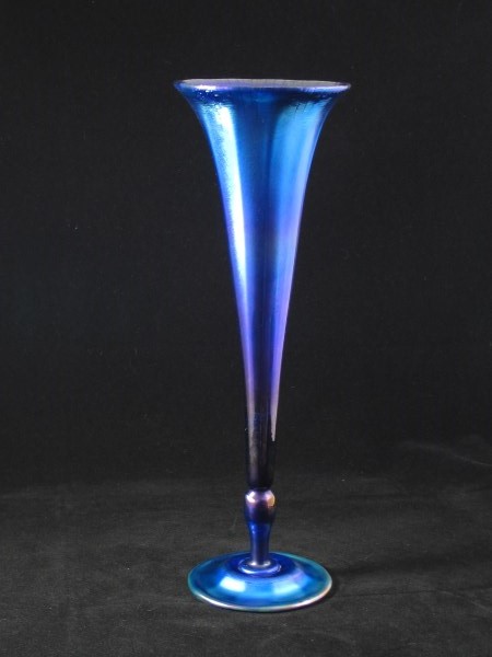 Tiffany Favrille Trumpet Vase (1 of 1)