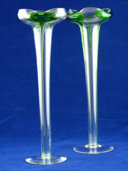 Stunning Pair of Stuart 'Peacock' Vases c.1906 (1 of 1)