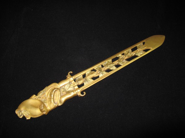 Art Nouveau Bronze Letter Opener (1 of 3)