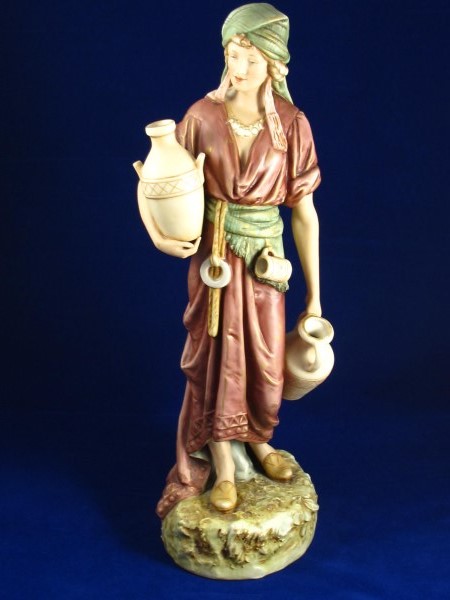 A Royal Dux Water Carrier c.1910 (1 of 1)