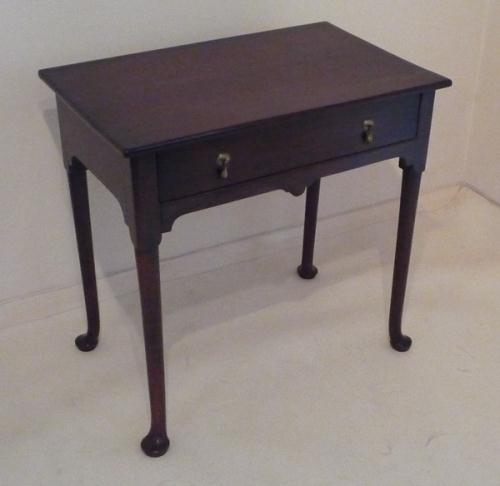 Antique Georgian walnut lowboy (1 of 1)