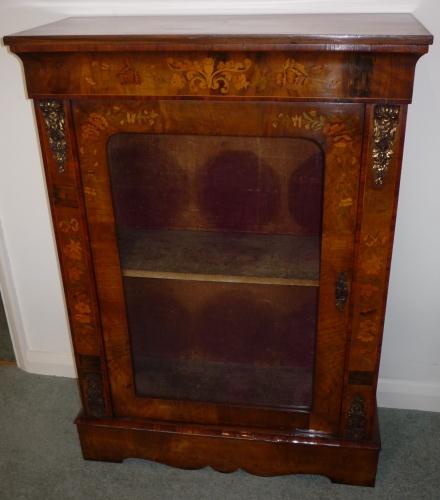 Victorian Walnut Cabinet (1 of 1)