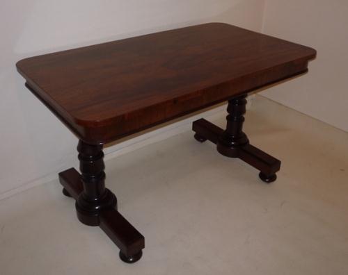 Antique William IV Rosewood Library Table c.1835 (1 of 1)