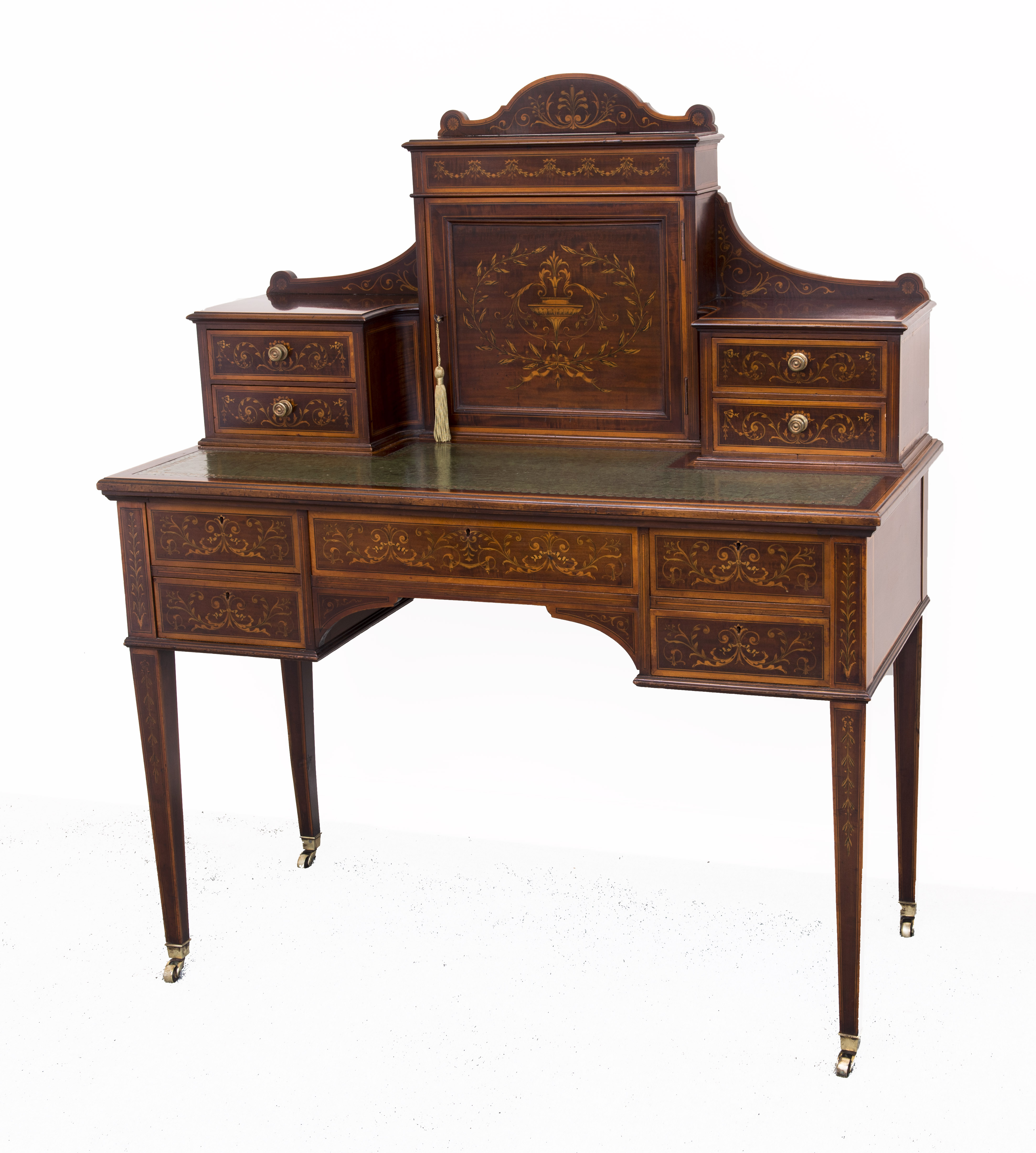 Antique Edwardian Mahogany Writing Table (1 of 1)