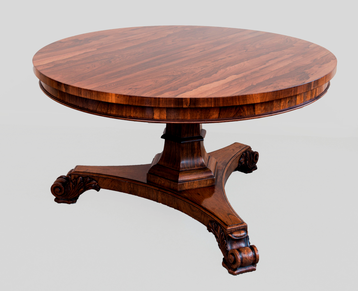 Antique Rosewood William IV Centre Table (1 of 1)