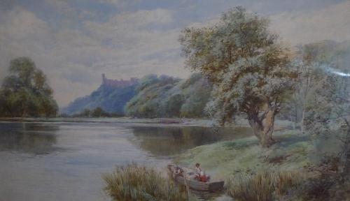 Watercolour by C, Rowbotham 'Arundel Castle' (1 of 1)