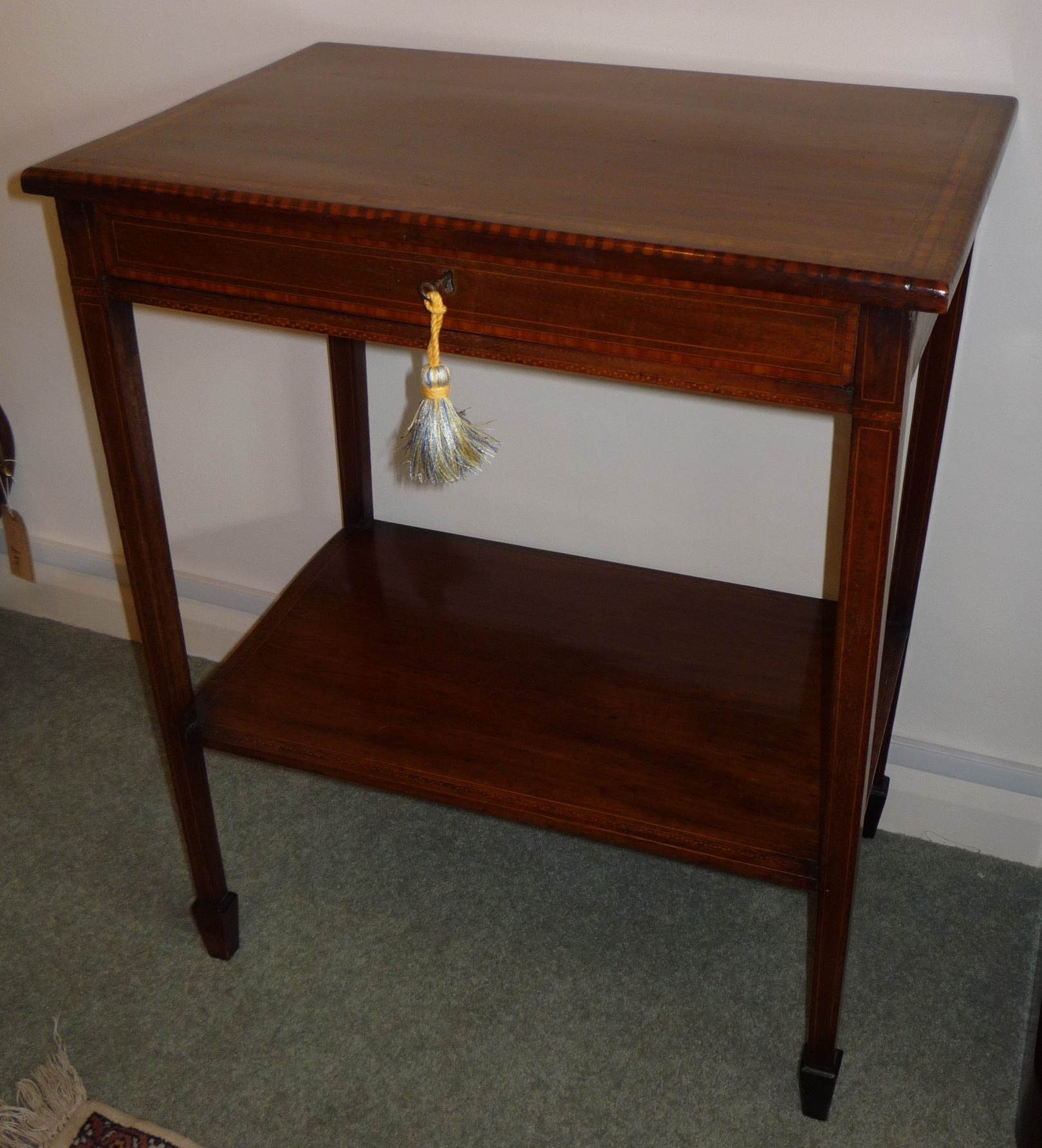 Edwardian Inlaid Mahogany Table c.1910 (1 of 1)
