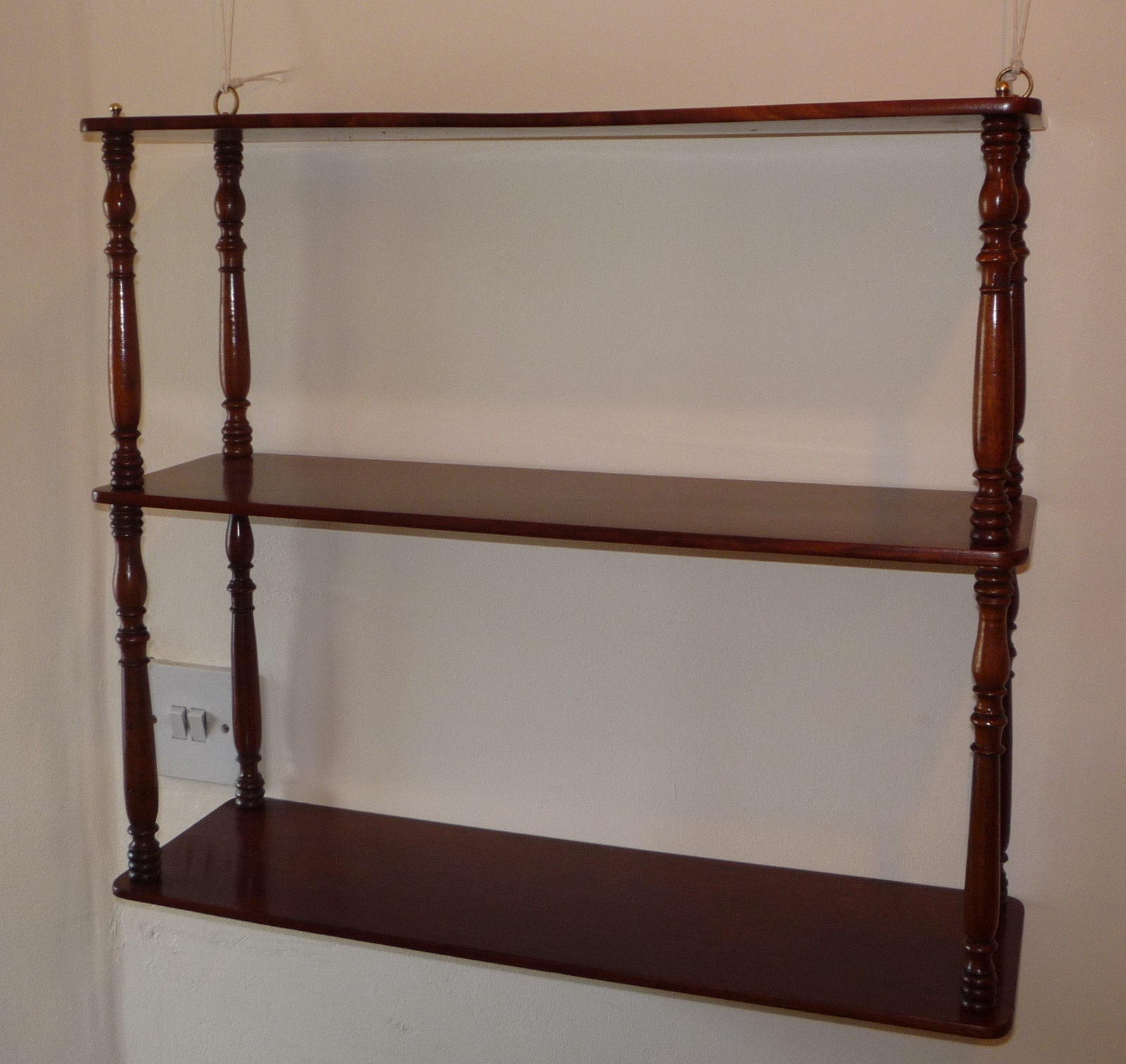 French Mahogany Wall Shelves c.1880 (1 of 1)