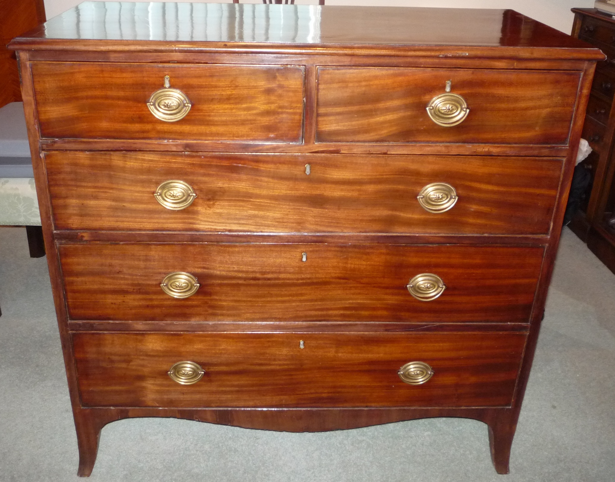 Georgian Mahogany Chest of Drawers c.1820 (1 of 1)