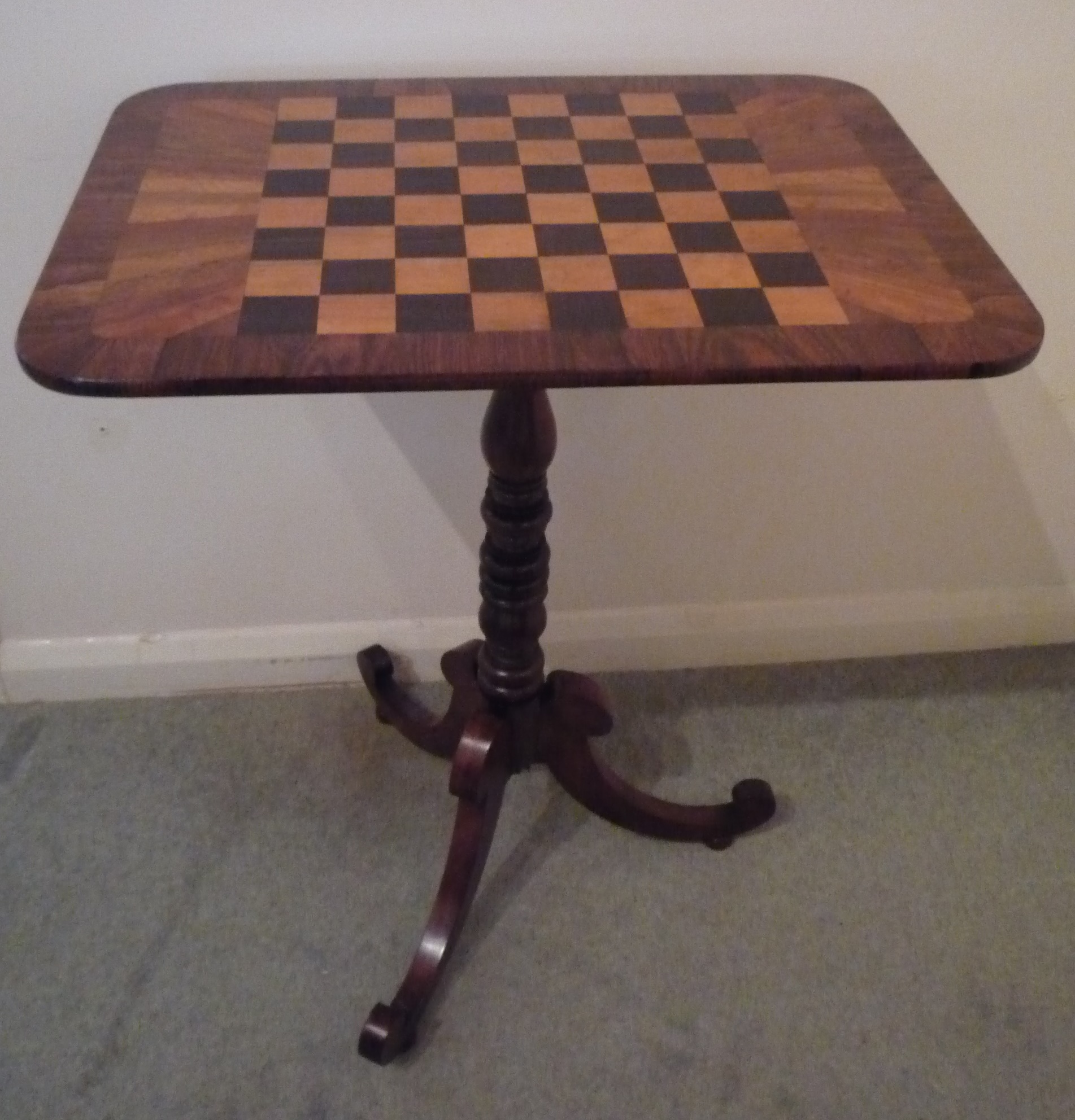 Regency Mahogany Chess Table c.1820 (1 of 1)