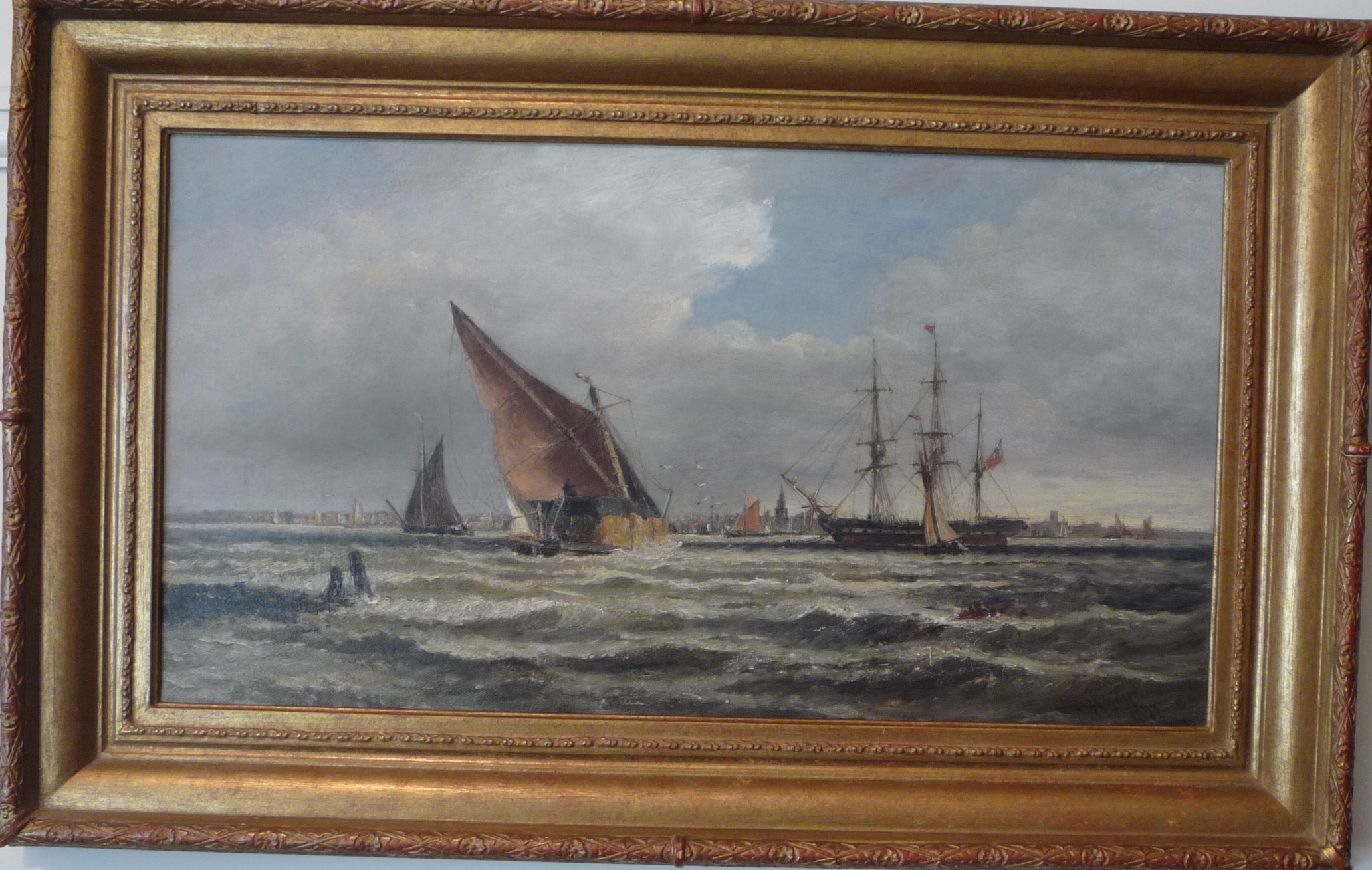 Victorian Oil Painting by T.B. Hardy (1 of 1)