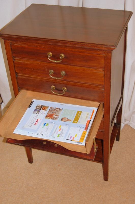 Edwardian Mahogany Music Cabinet (1 of 1)