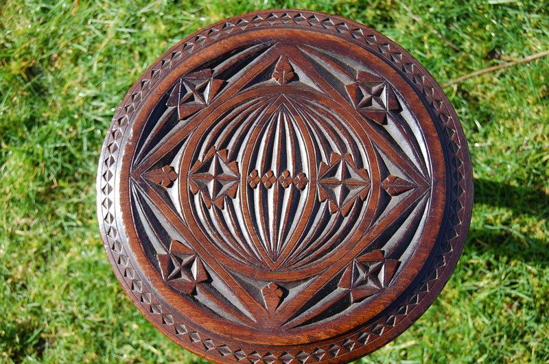 Small Geometric Occasional Table / Stool (1 of 1)