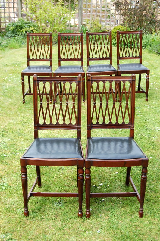 Mahogany Waring & Gillow Six Dining Chairs (1 of 1)