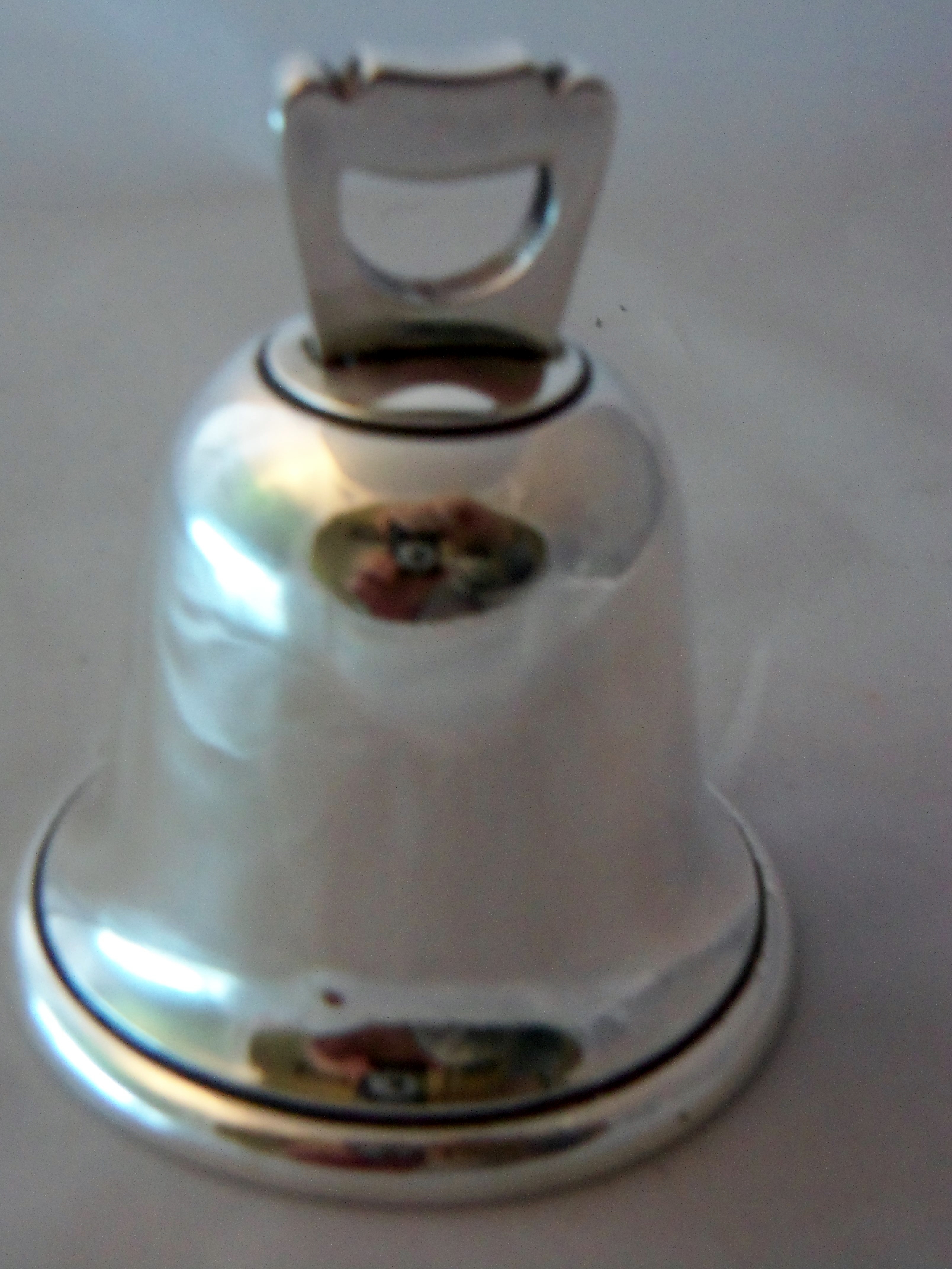 English Antique Silver Table Bell 1916 (1 of 1)