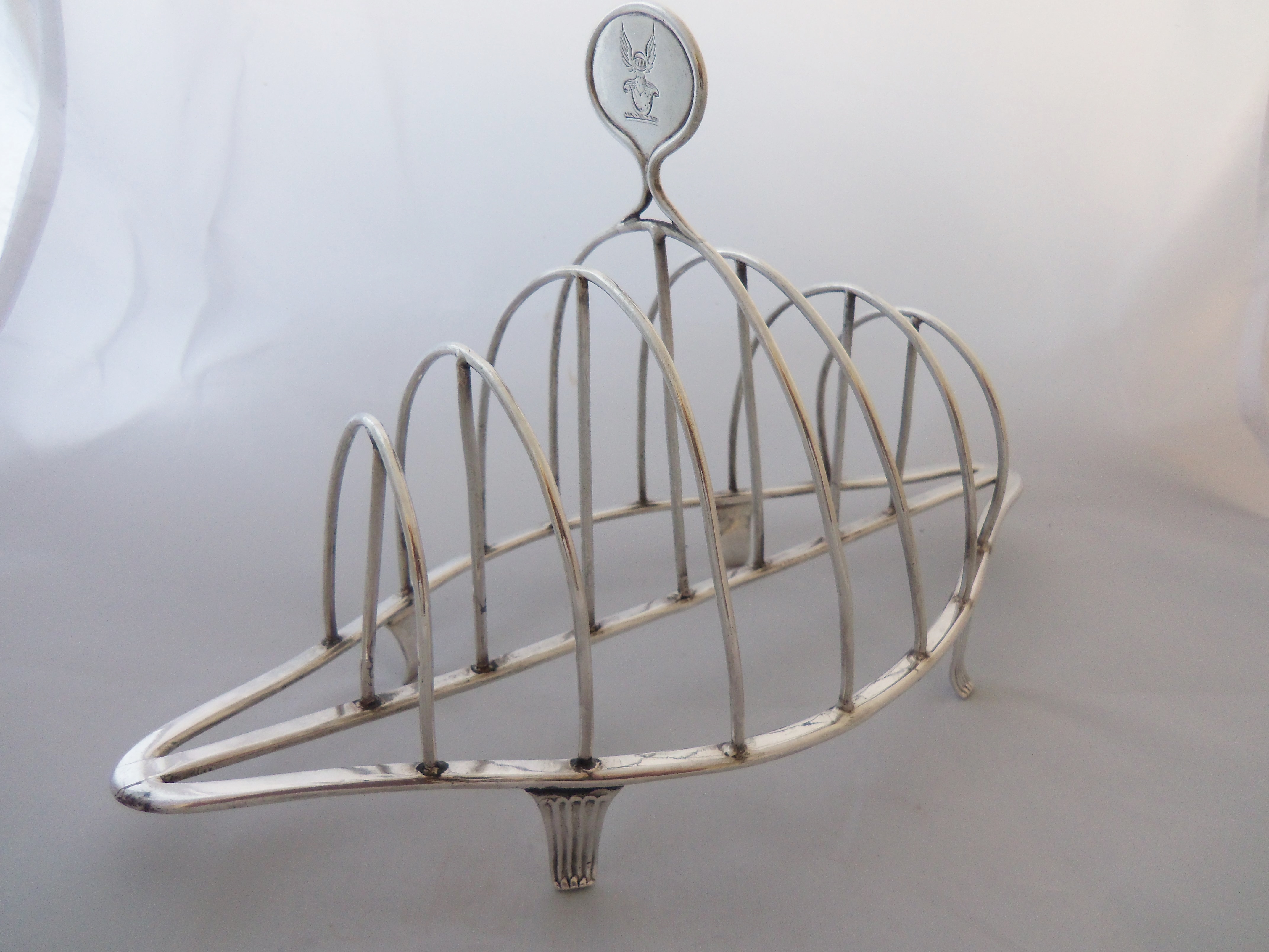 George III Sterling Silver Toast Rack Newcastle 1801 (1 of 1)