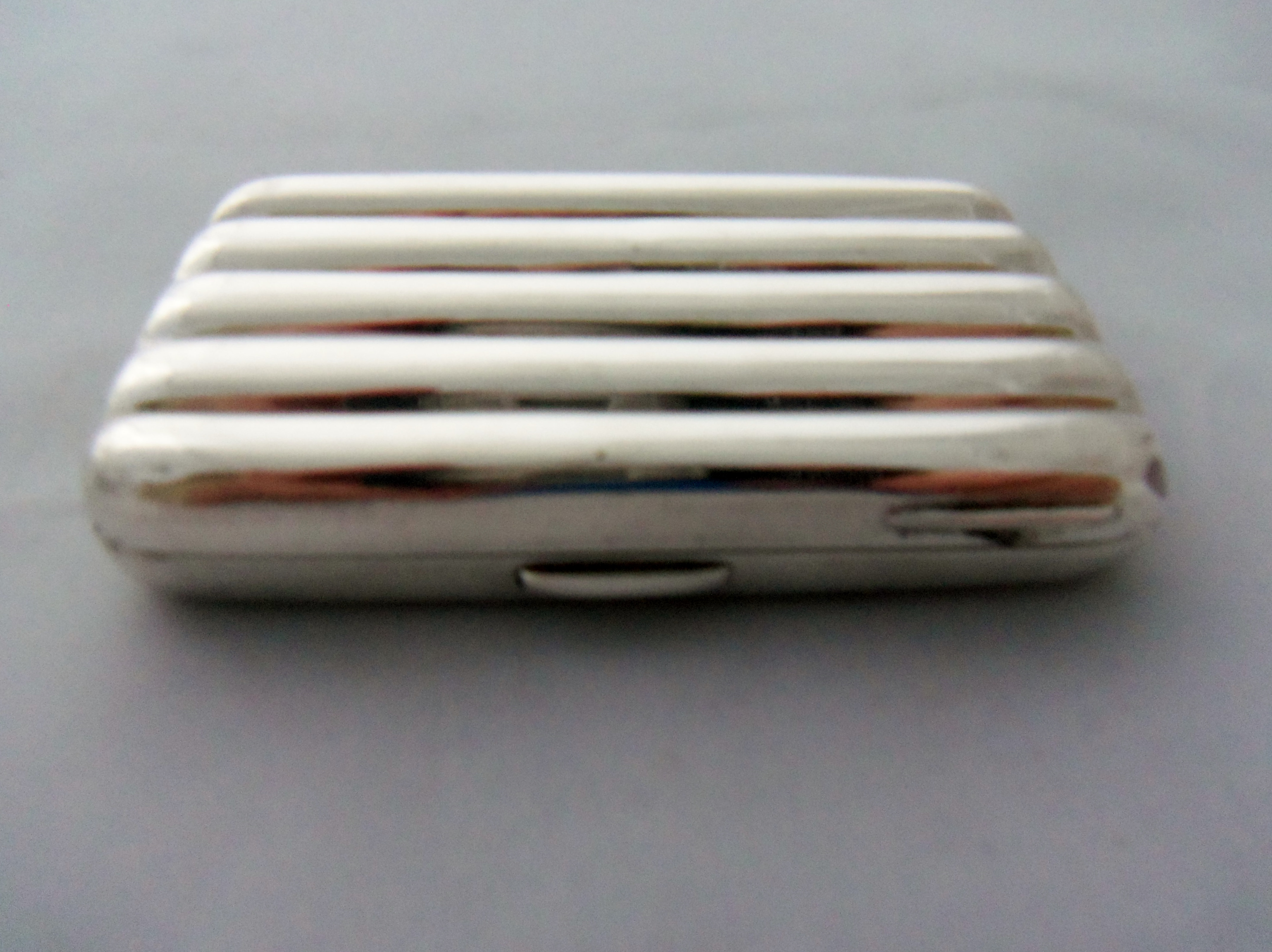 VICTORIAN STERLING SILVER CIGAR / CIGARILLO  CASE 1887 - GEORGE UNITE (1 of 1)