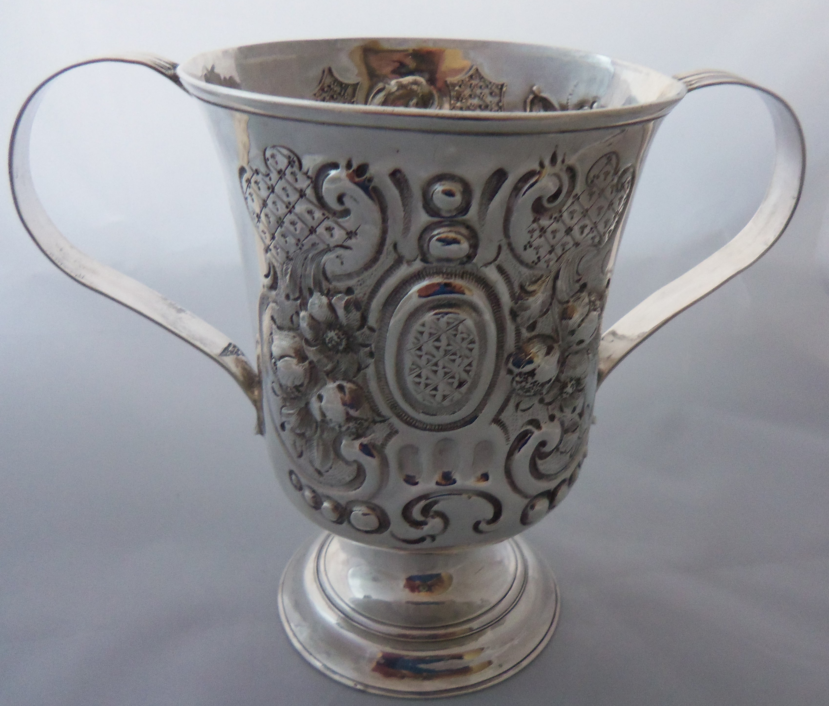 English Antique George III Silver Loving Cup Newcastle 1774 (1 of 1)