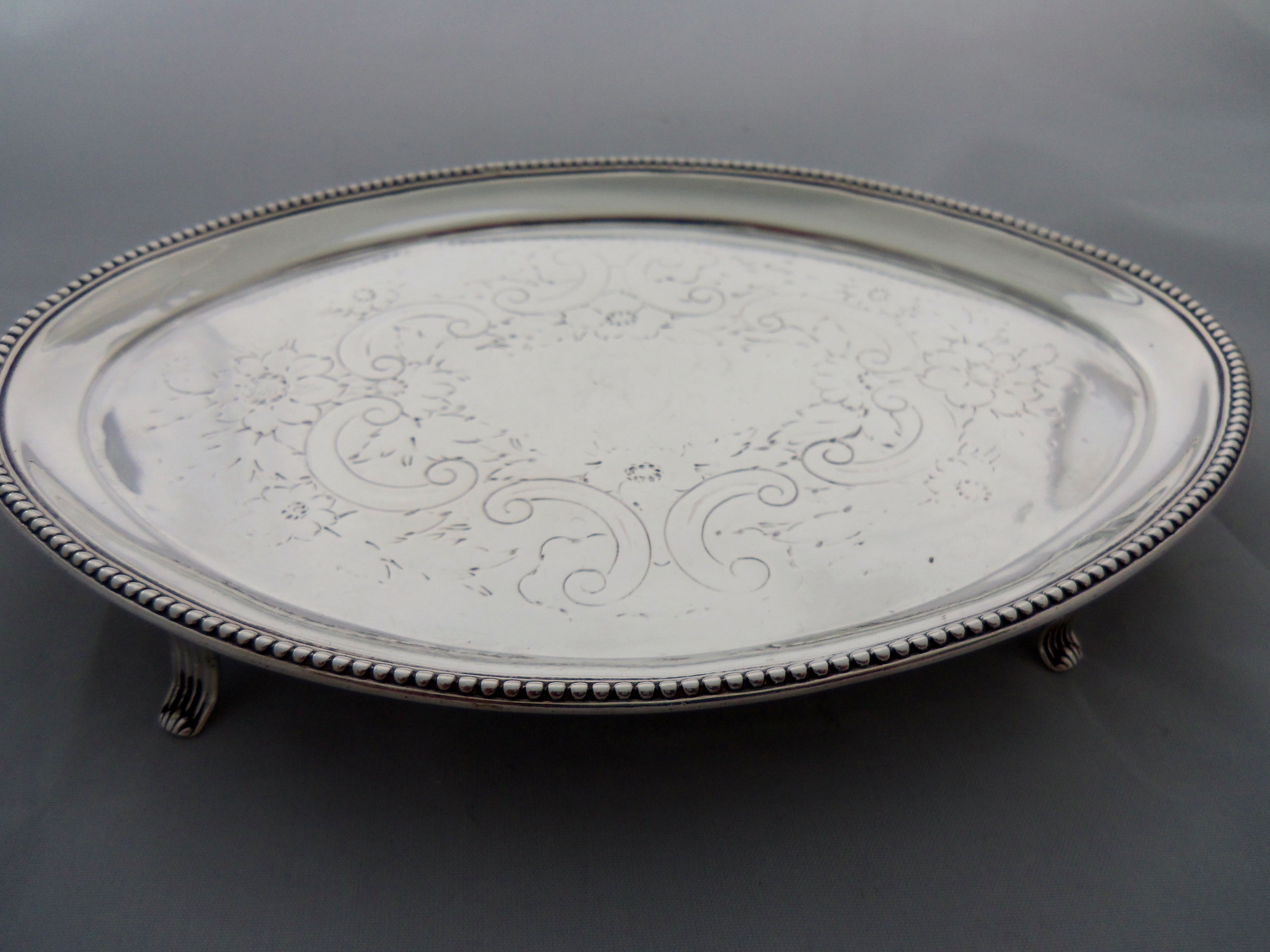 BATEMAN GEORGE III SILVER TEAPOT STAND 1795 (1 of 1)