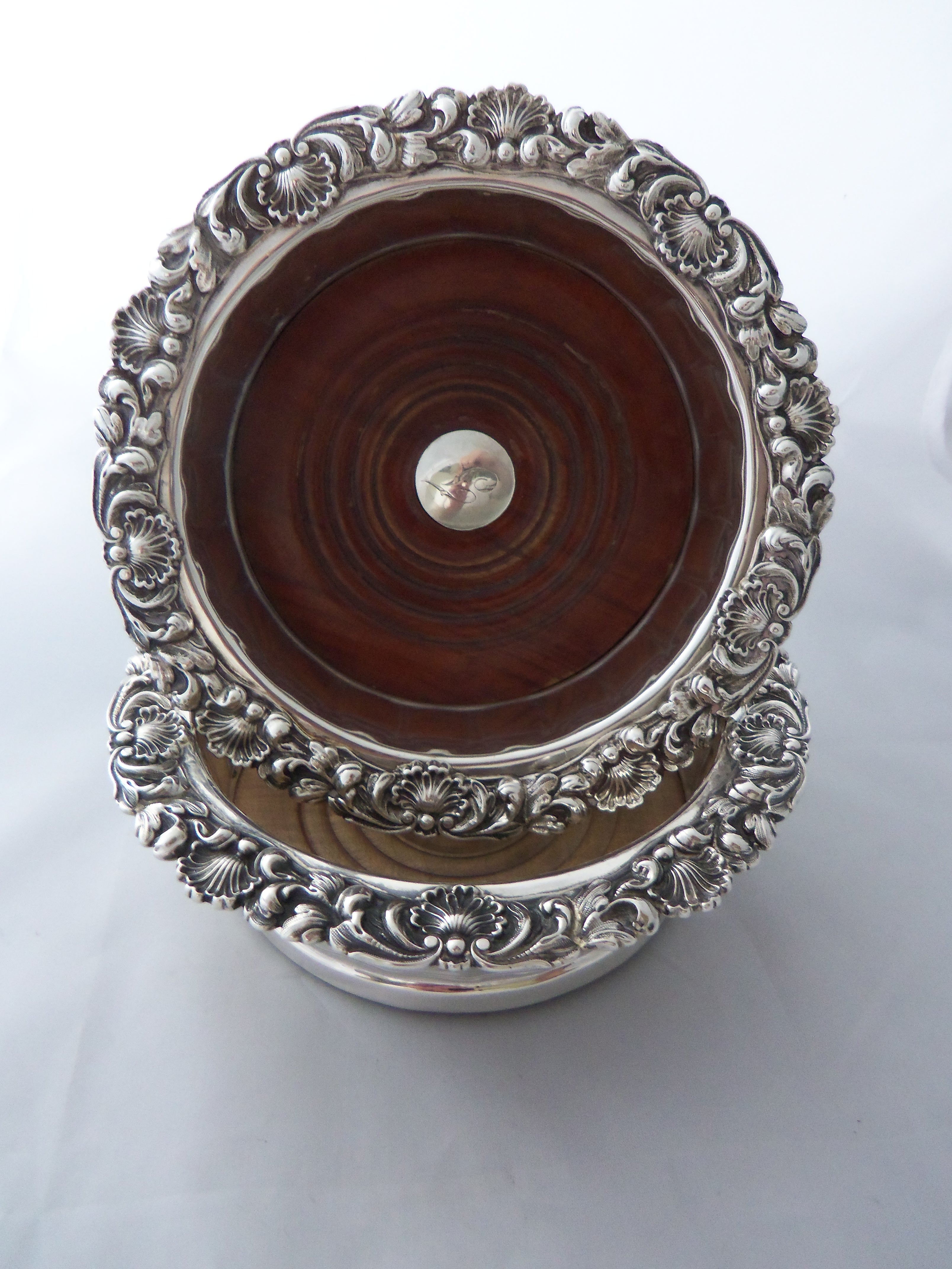 Pair of Antique Silver Wine Coasters c.1830/31 (1 of 1)