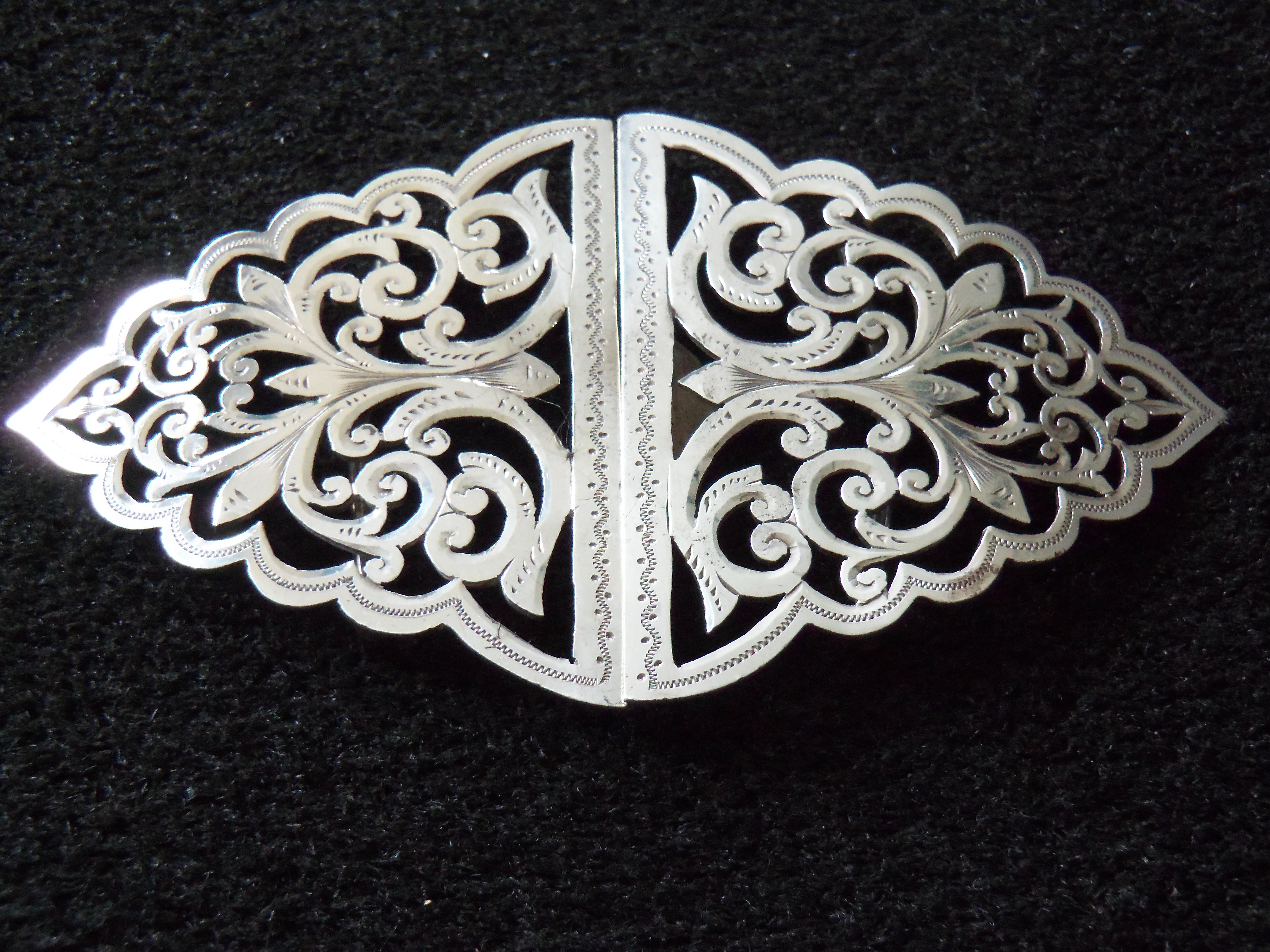 Victorian Silver Nurses Buckle - 1898 (1 of 1)
