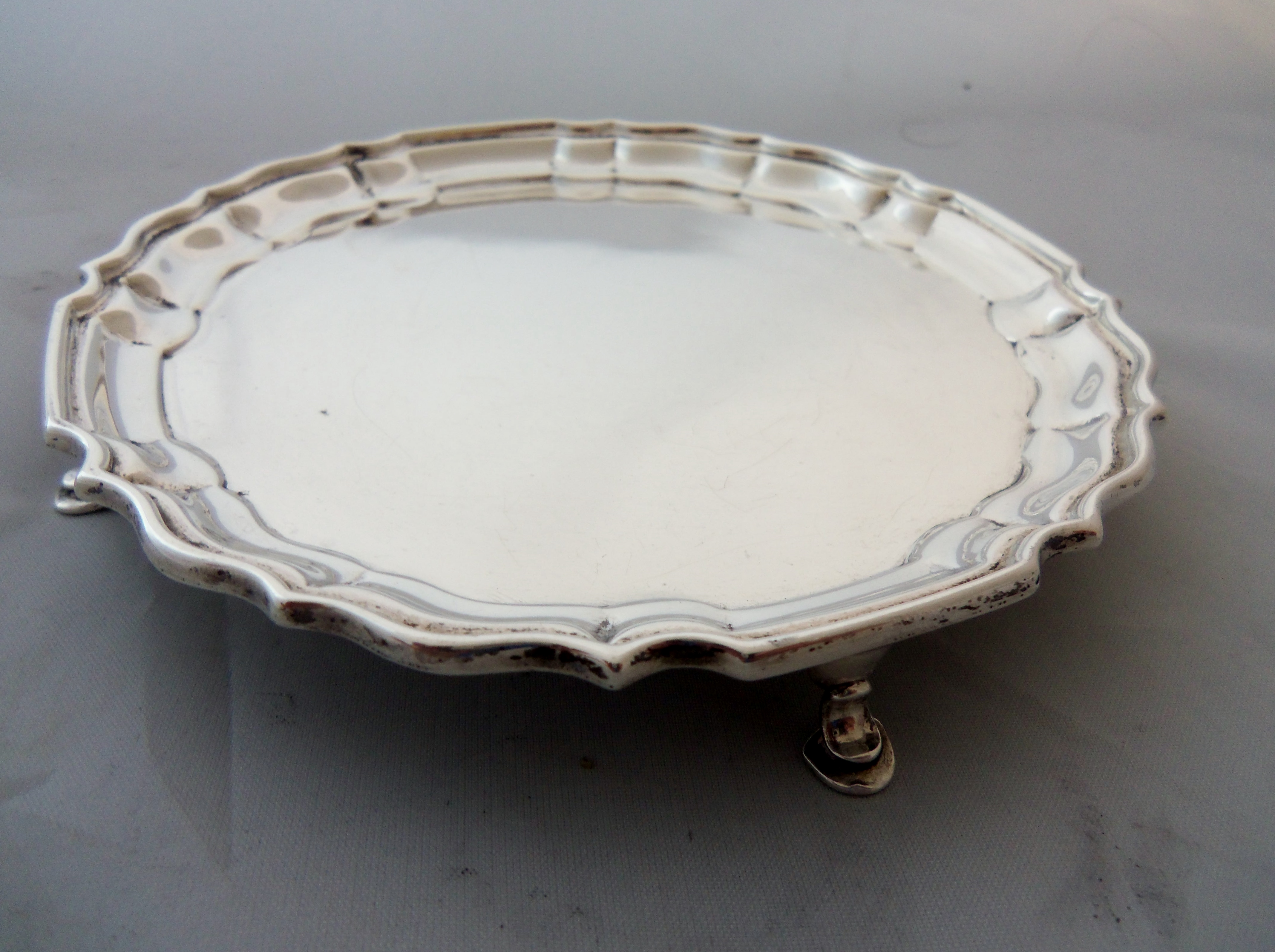 Mappin & Webb Silver Card Tray - 1932 (1 of 1)