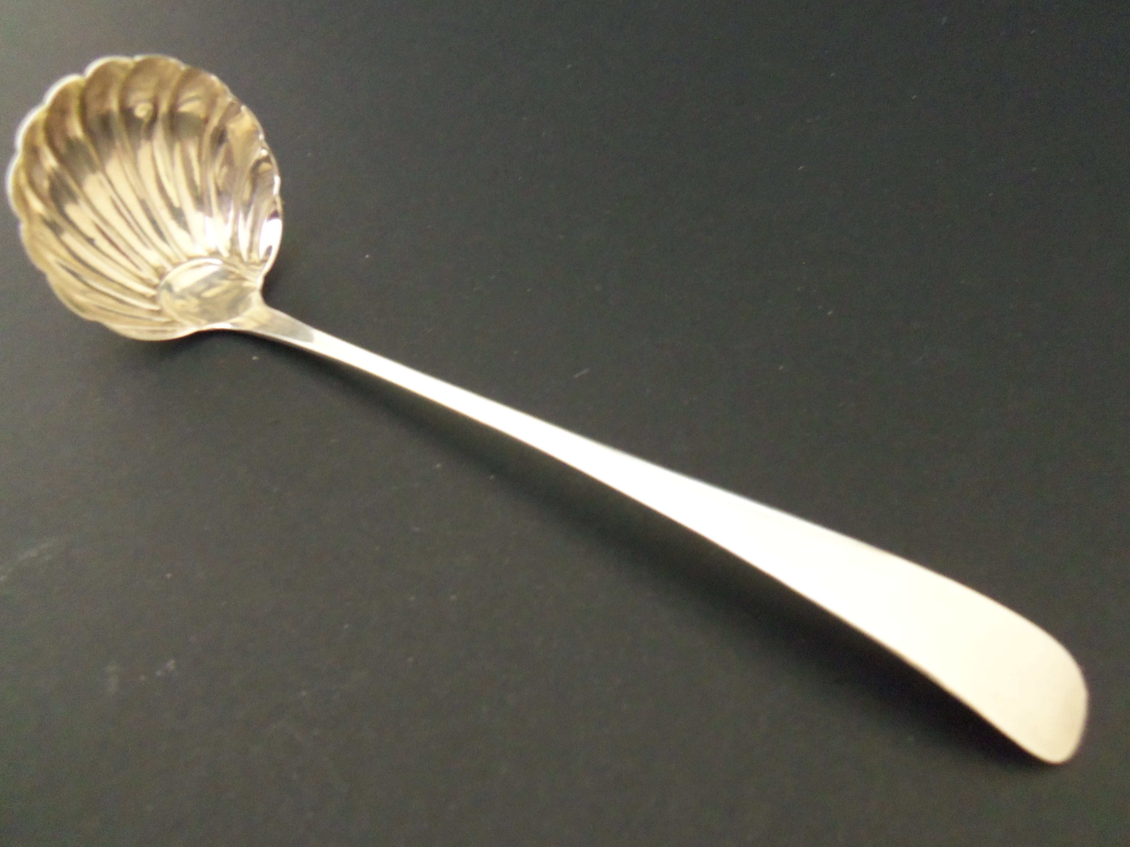 Antique Edinburgh Silver Sauce / Toddy Ladle - 1810 (1 of 1)