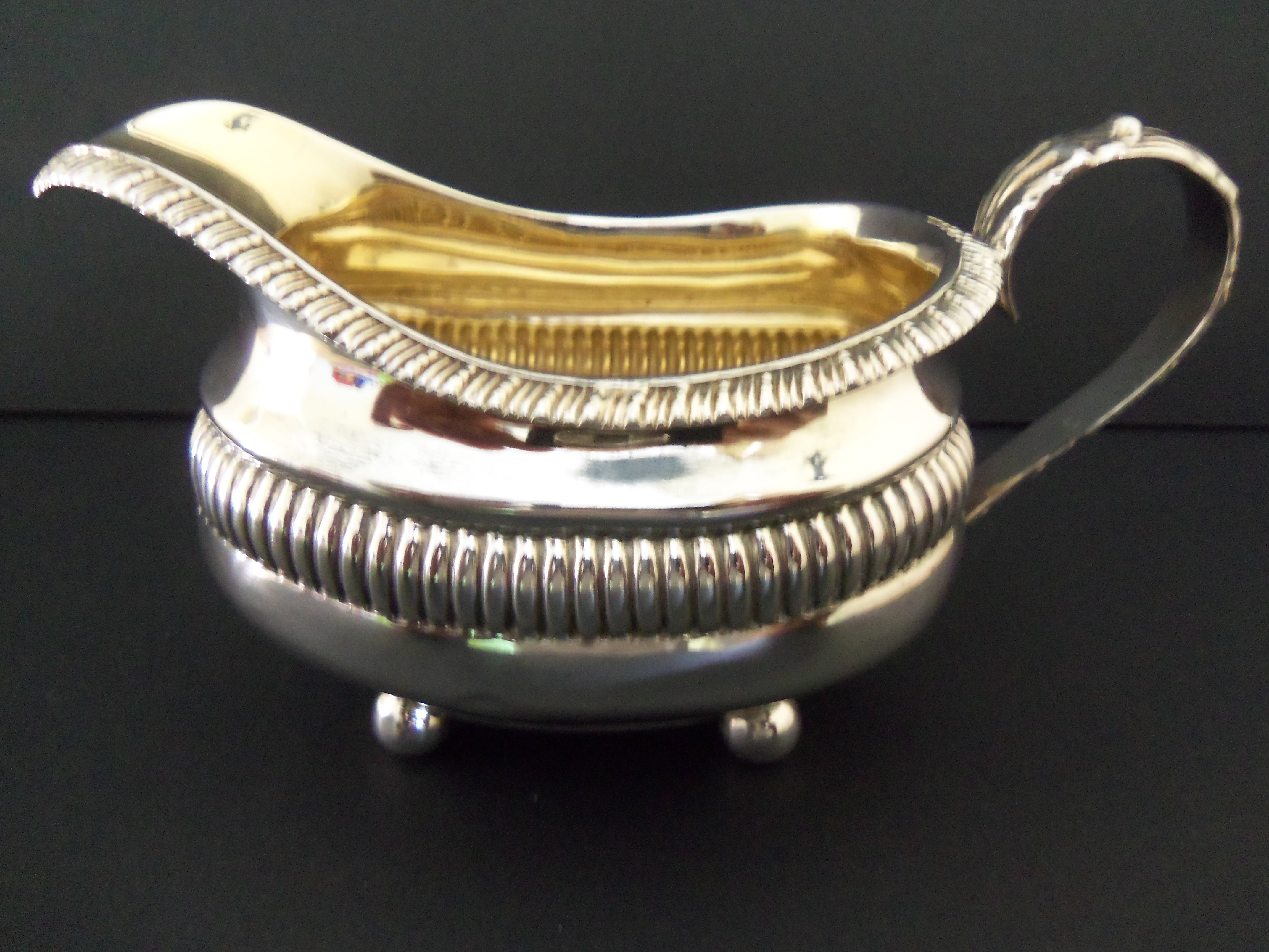Gilded Georgian Silver Cream / Milk Jug c.1817 (1 of 1)