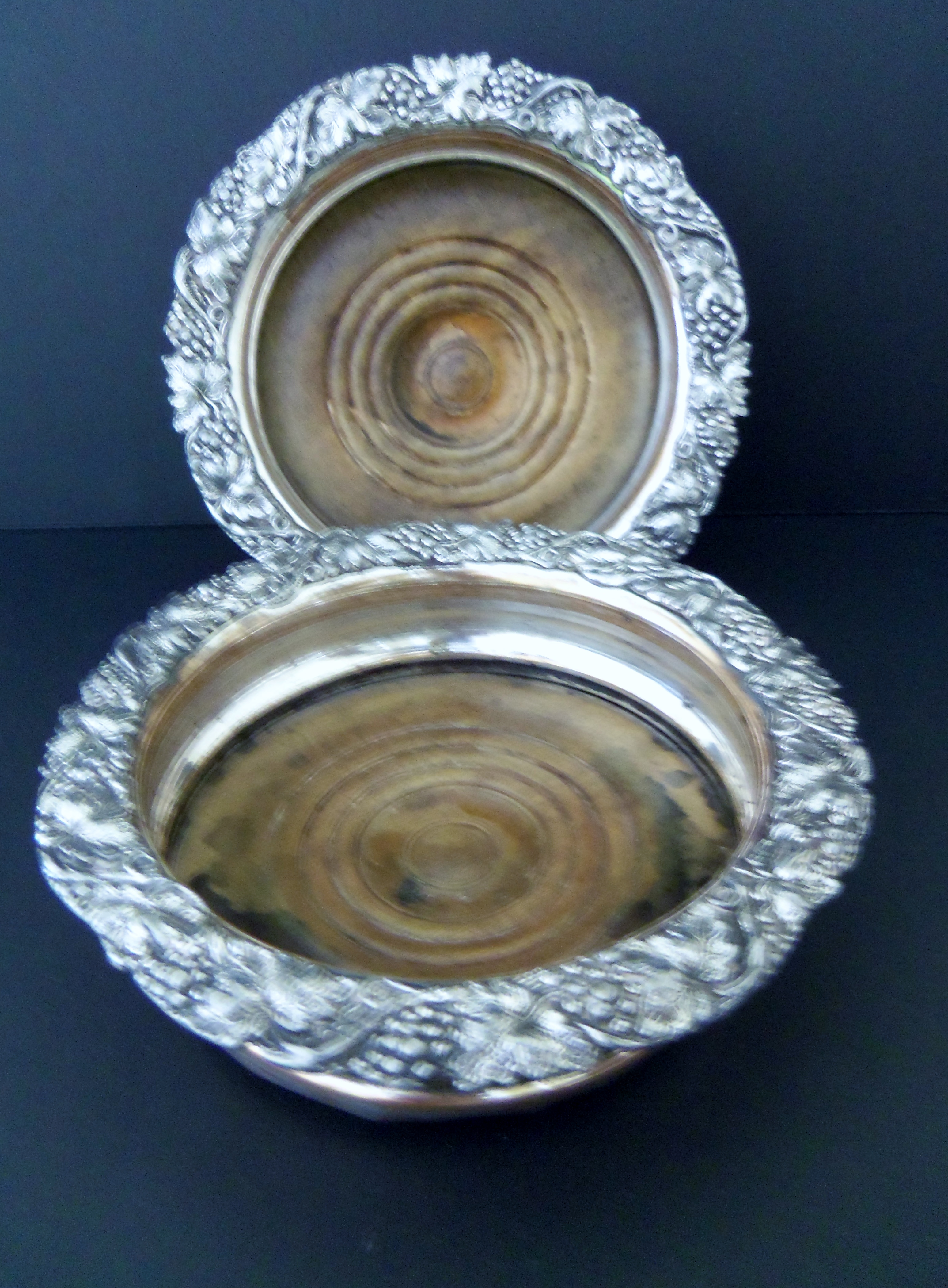 Early pair of 19th Century Wine Coasters (1 of 1)