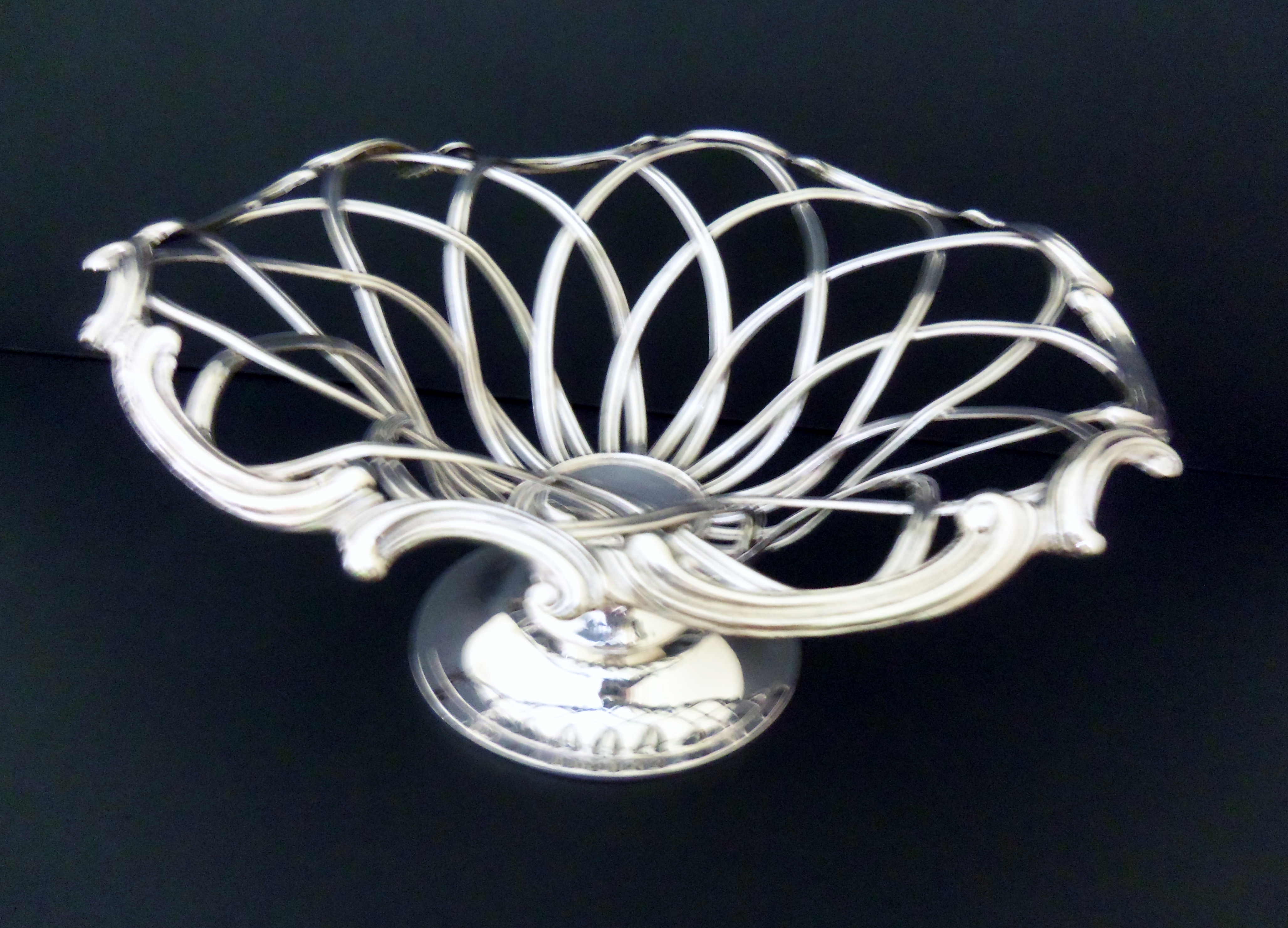 ANTIQUE VICTORIAN SILVER BASKET - 1846 (1 of 1)