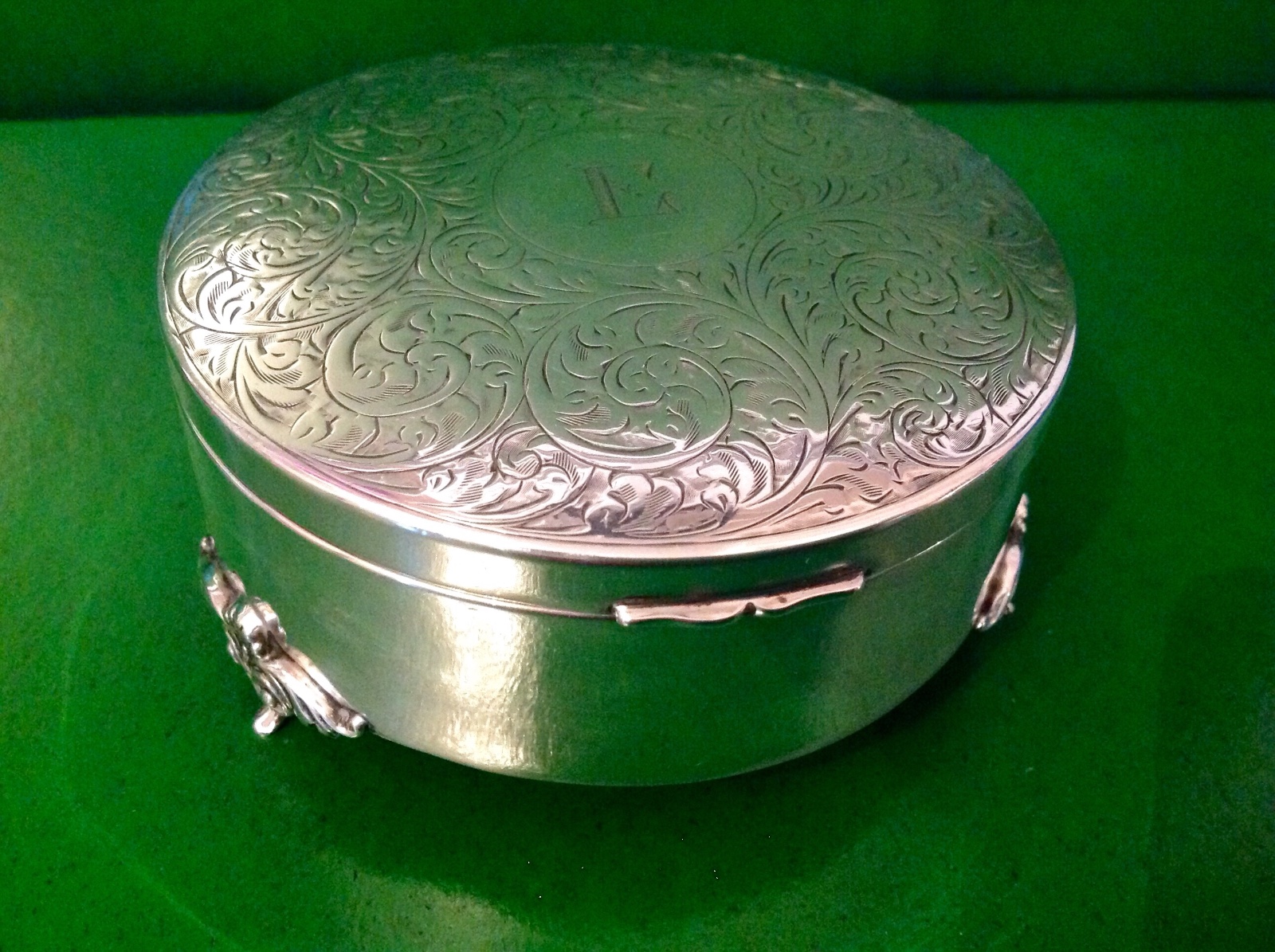 Large Antique Silver Jewellery Box 1916 (1 of 1) Large Antique Silver Jewellery Box 1916 (1 of 1)