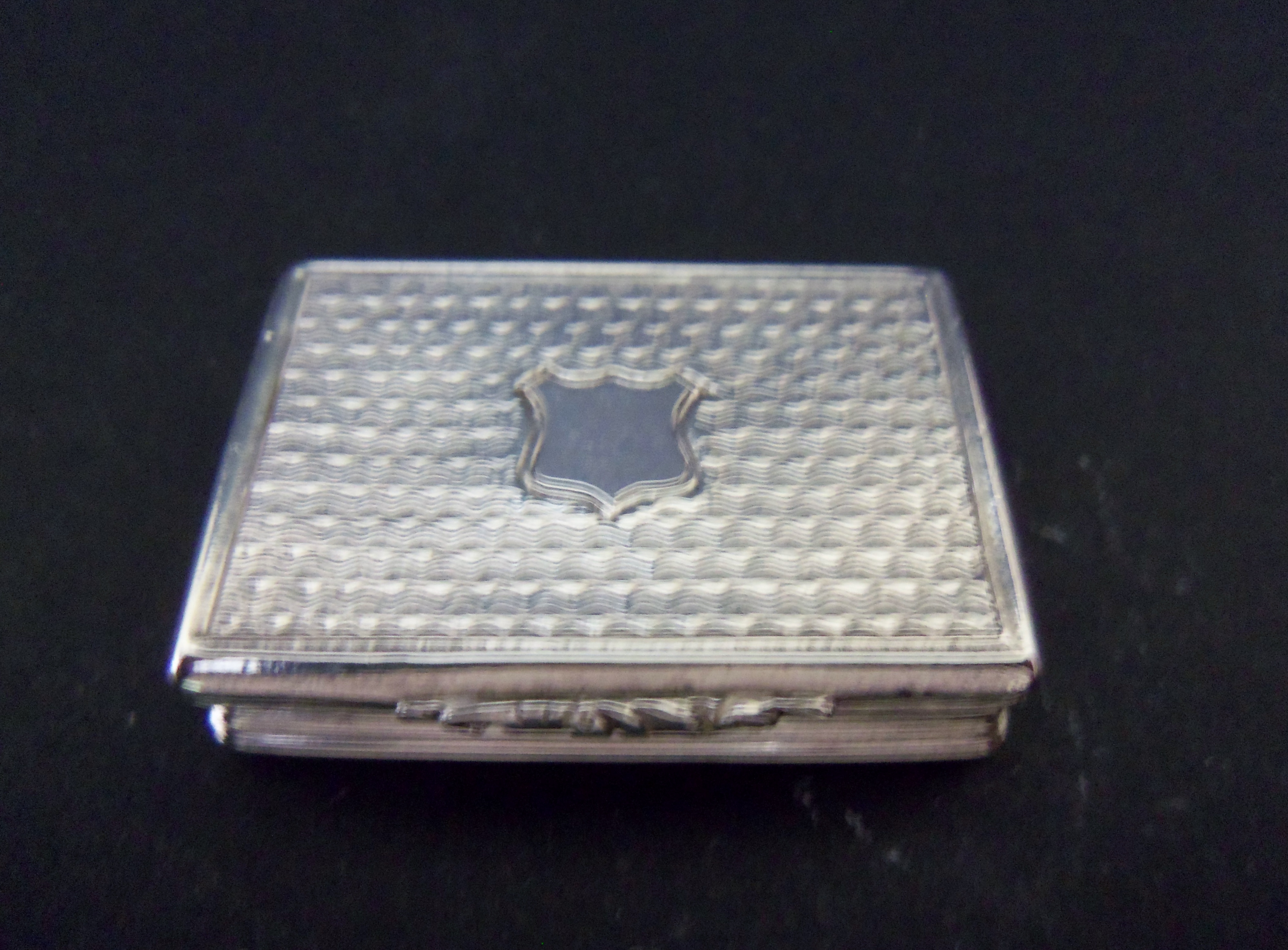 Antique Victorian Silver Vinaigrette c.1842 (1 of 1)