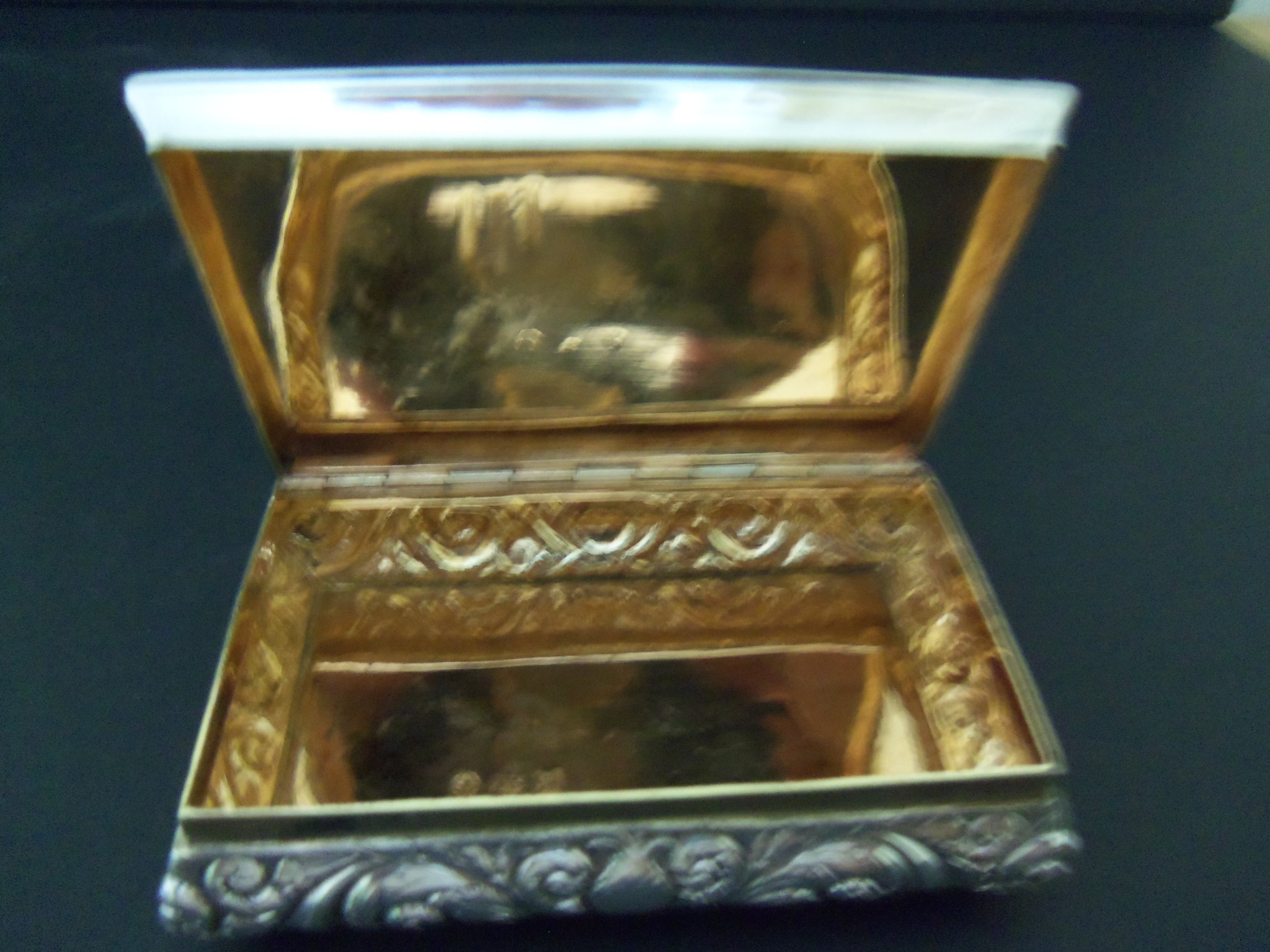 Antique Masonic Georgian Silver Table Snuff Box c.1824 (1 of 1)