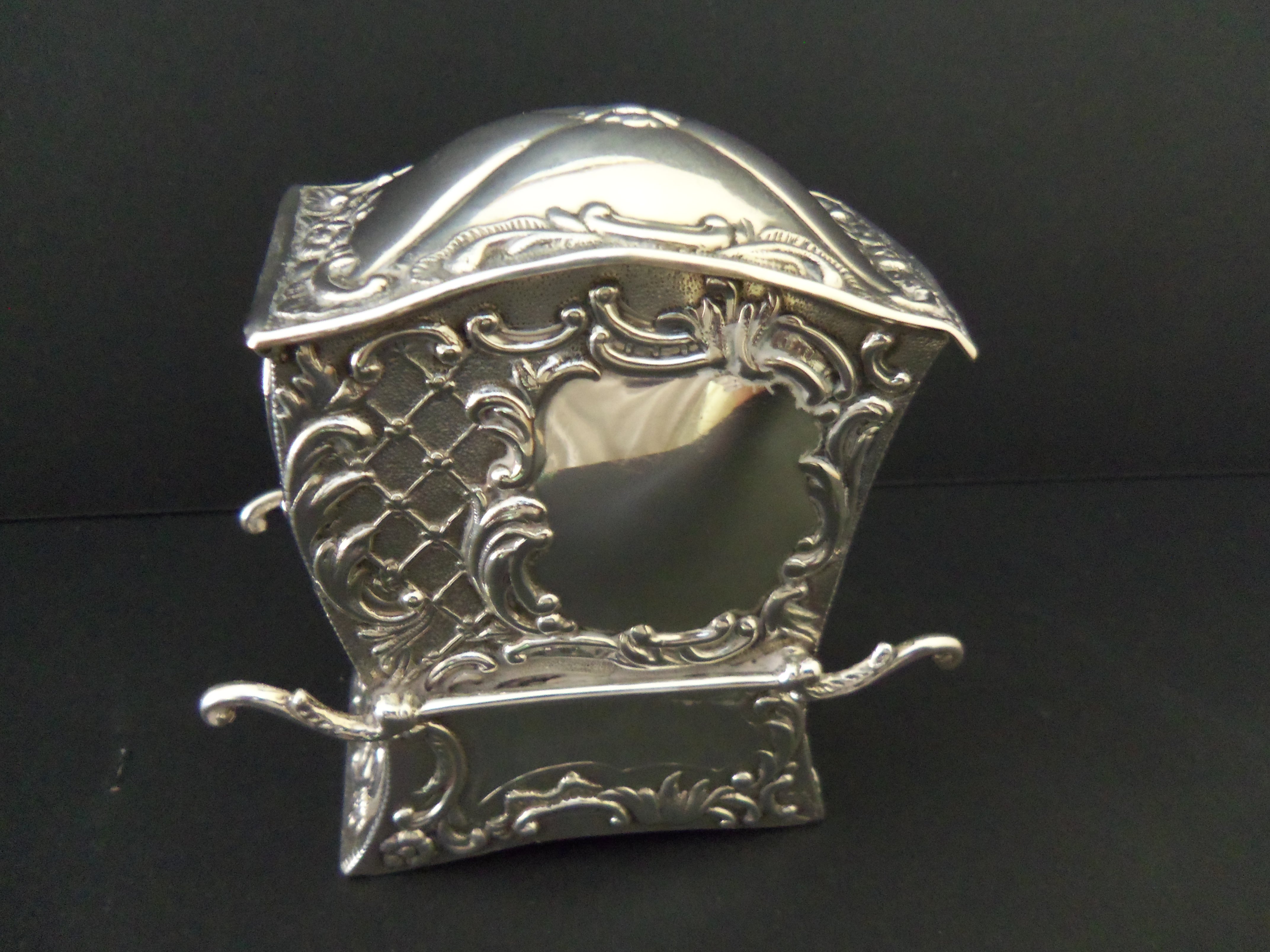 Antique Victorian Silver Playing Card Case 1900 (1 of 1)