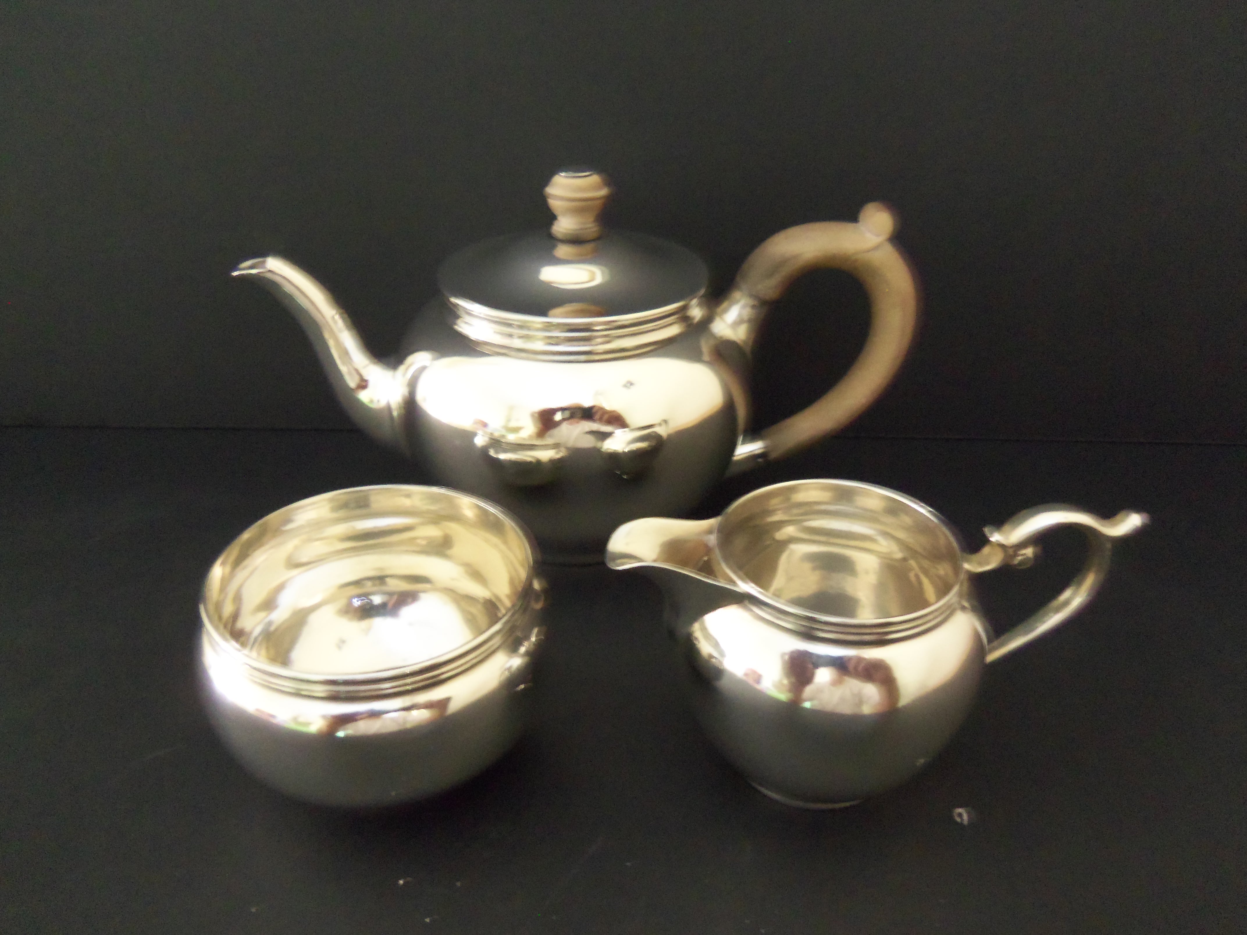 3 Piece Silver Tea Set c.1921 (1 of 1)