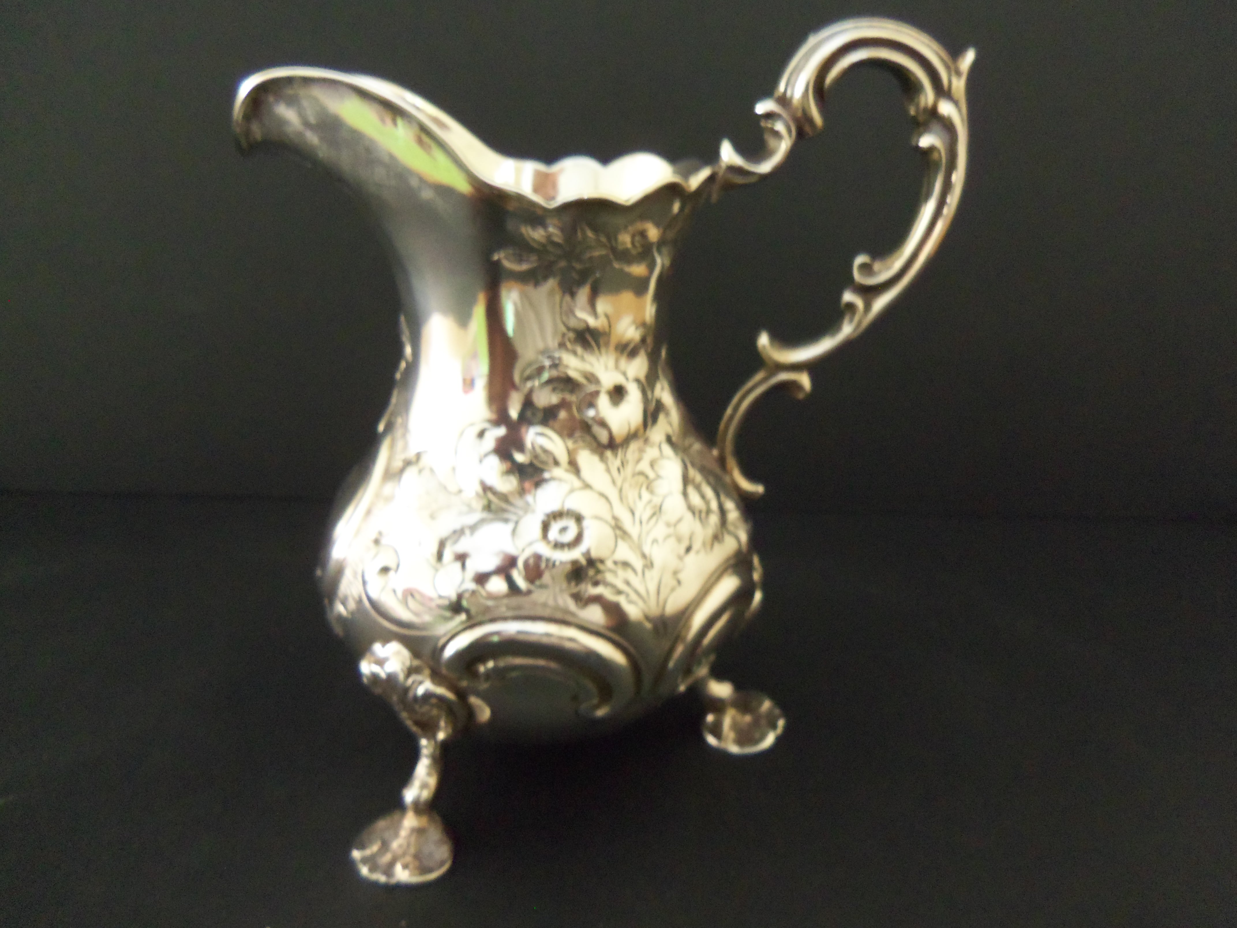Early Victorian Silver Cream Jug 1851 (1 of 1)