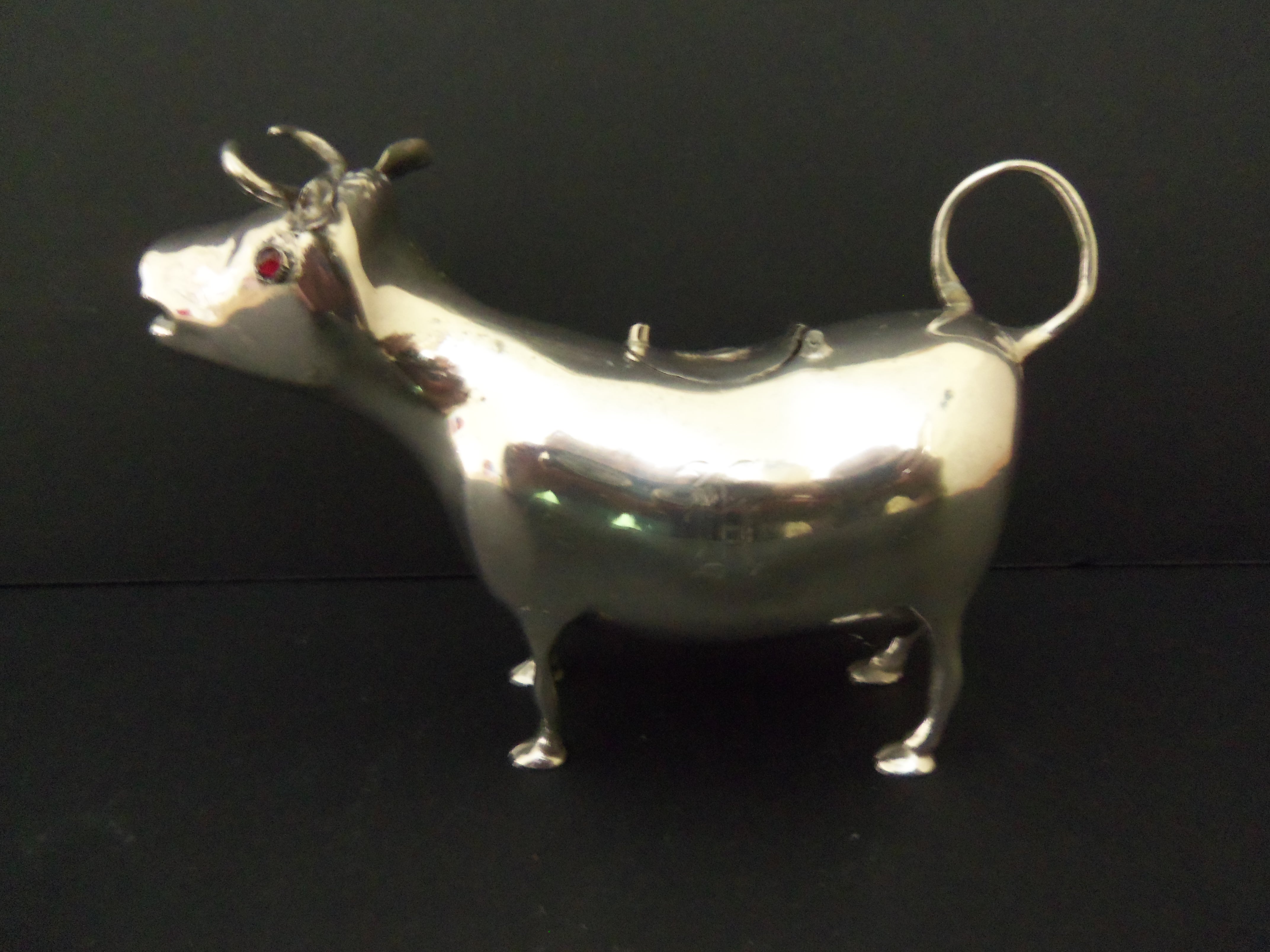 Antique Silver Cow Creamer 1896 (1 of 1) Antique Silver Cow Creamer 1896 (1 of 1)