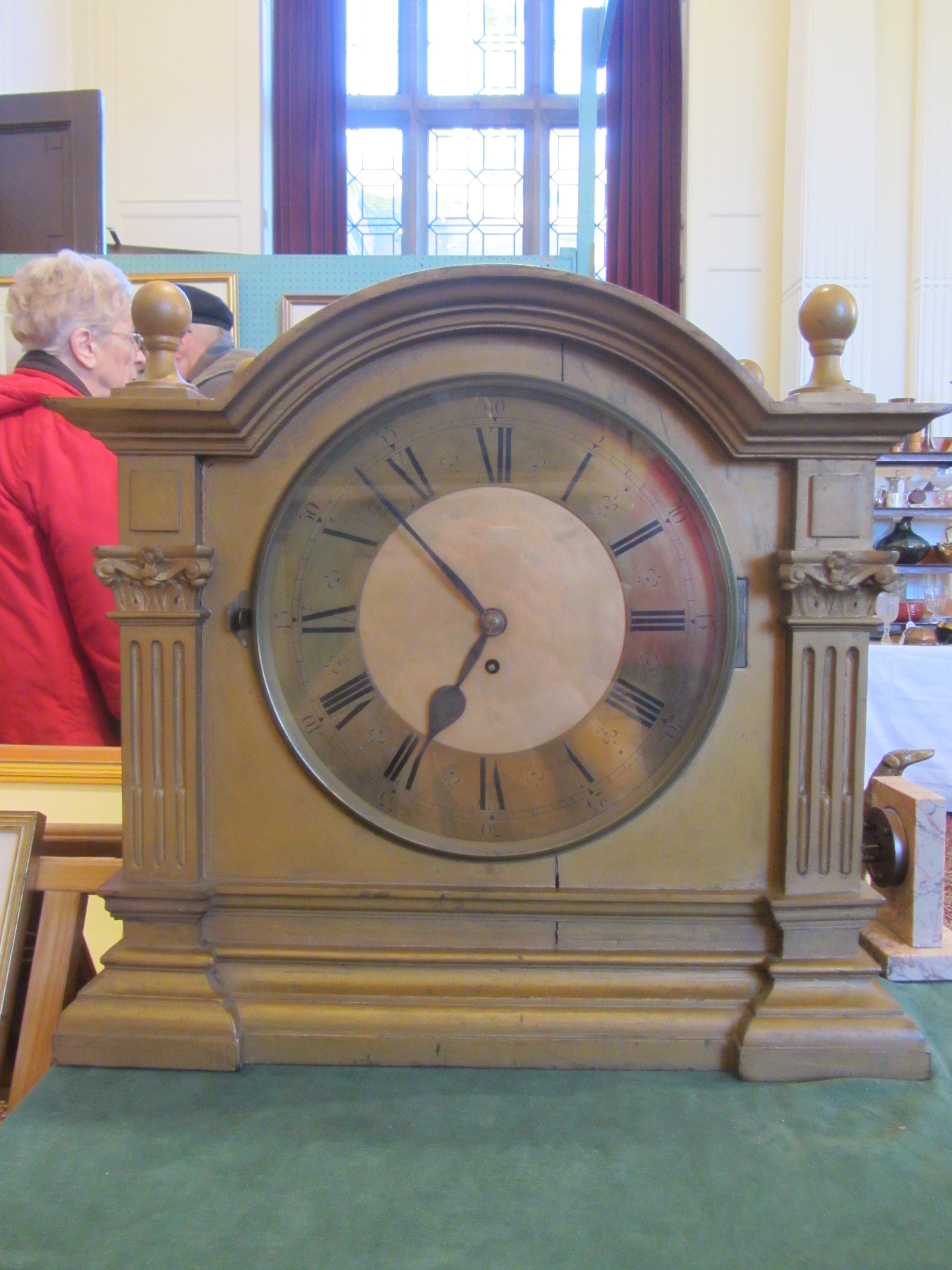 Rare Gilt Wood Double  Faced Fusee Consul Clock (1 of 1)