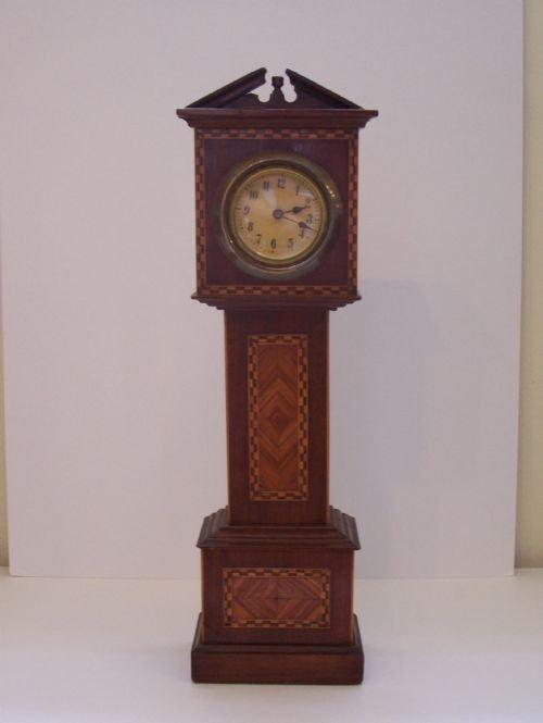 Inlaid Miniature Longcase Clock (1 of 2)