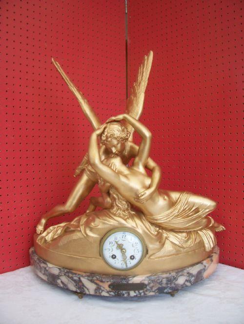 Amour Et Psyche Gilt Clock (1 of 1)