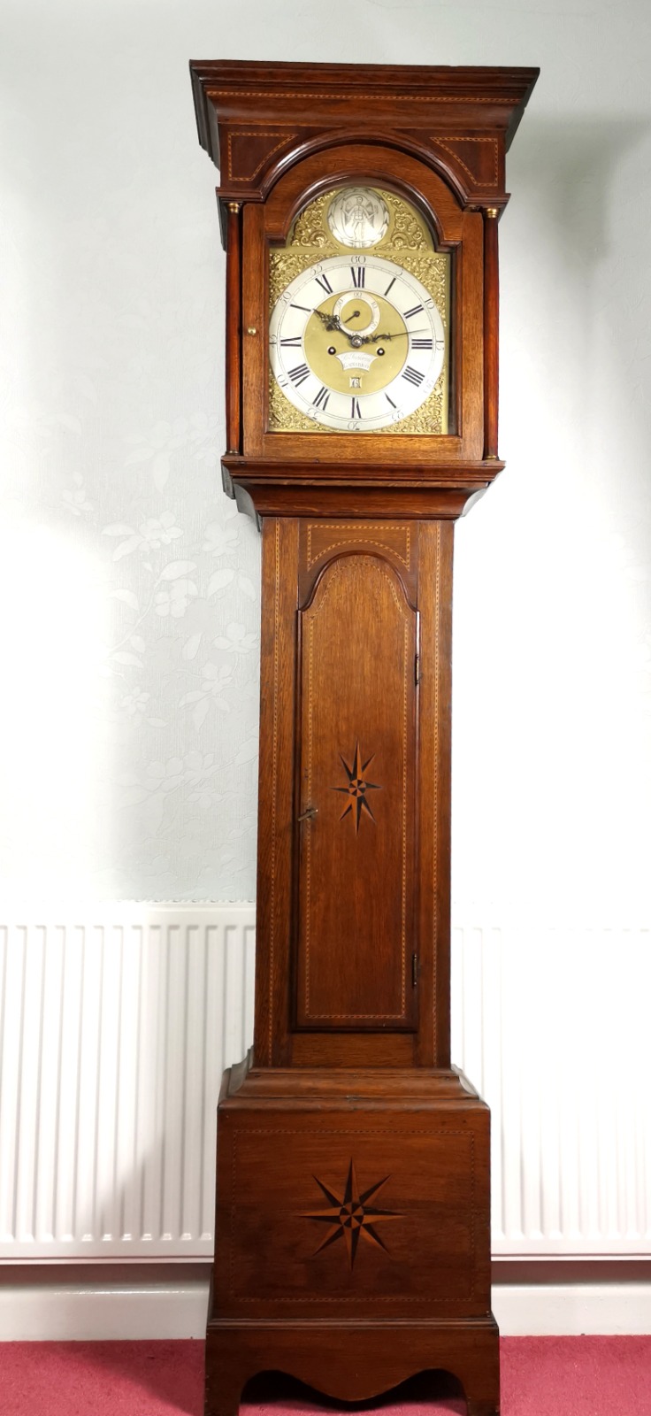 Mid 18th Century 5 Pillar 8 Day Bell Striking English